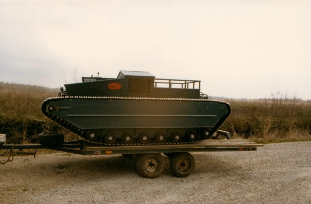 The first commercially manufactured Marsh Master® marsh buggy