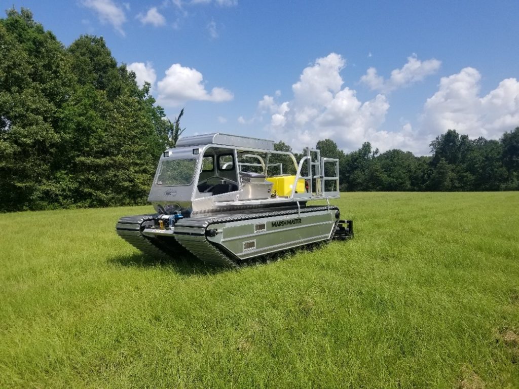 A newly-manufactured Marsh Master® MM-2LX in a field.